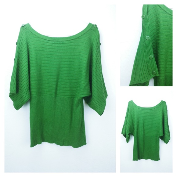Joseph Allen Sweaters - Joseph A green ribbed sweater